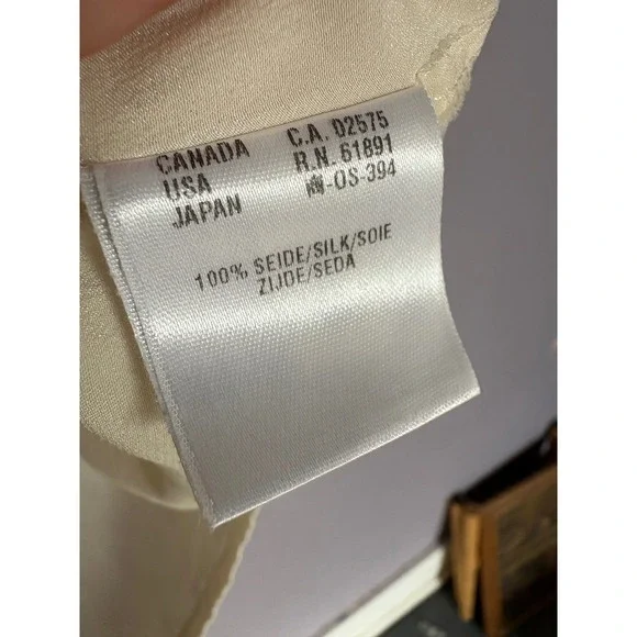 VTG Silk Blouse Luxury Femme Boss Office Escada Exclusive Neiman Marcus Small - Picture 4 of 6